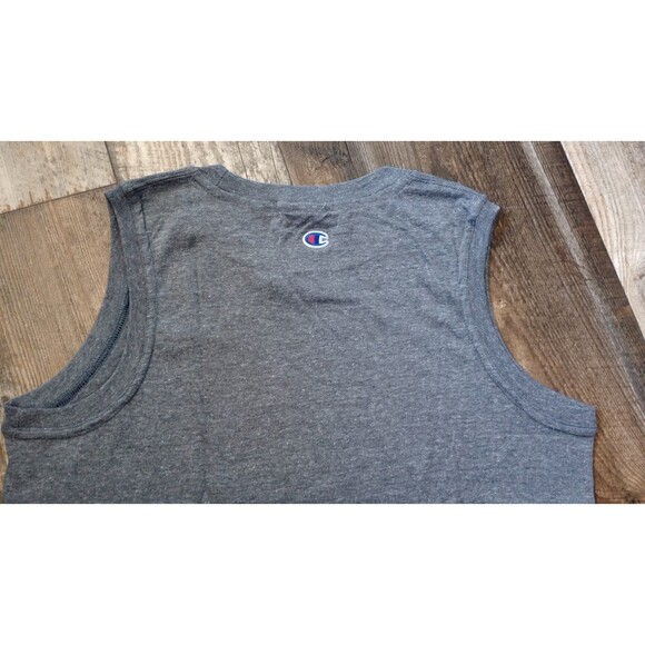 NWT Women's Champion Powerblend Muscle Tee in Heather Gray, Size Large - Picture 5 of 6